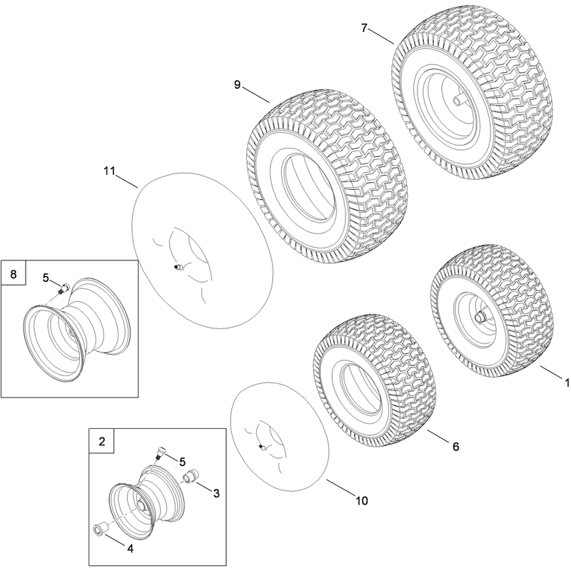 Wheel and Tire Assembly