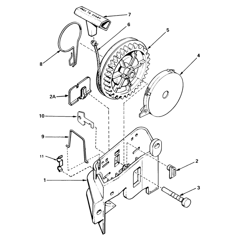 Rewind Starter No 590531