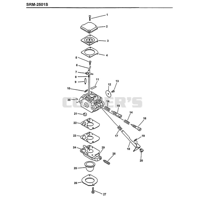 12520051231 1 Carburetor C1U-K20B Includes The Following Items