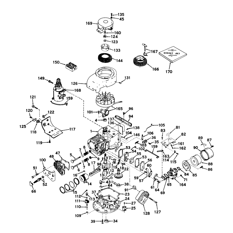 935 And 935e Engine Parts List