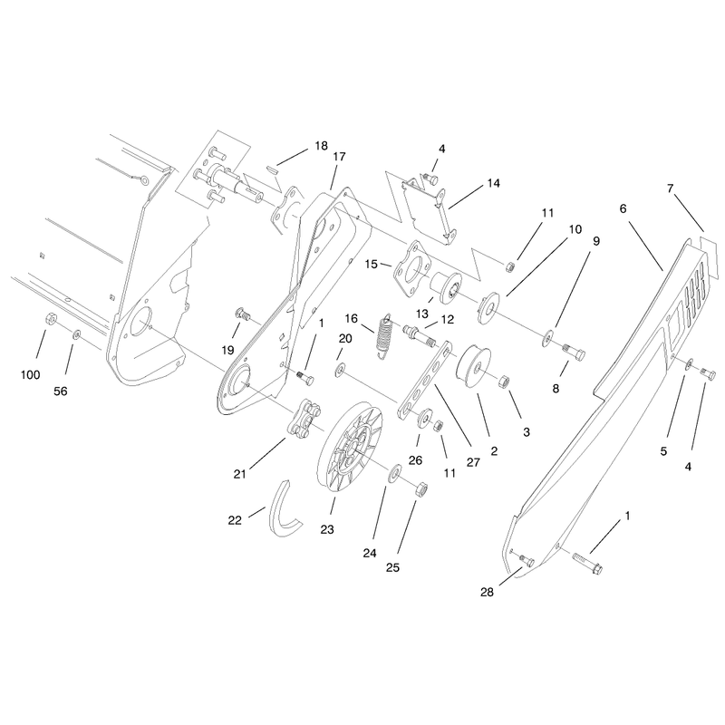 Pulley & Belt Cover Assembly