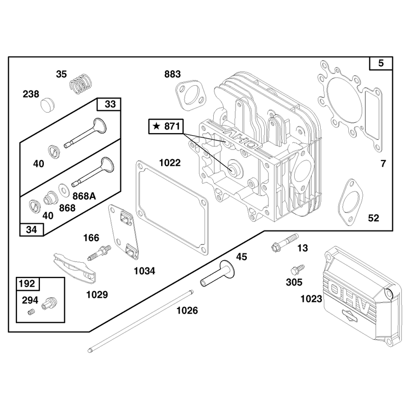 Engine Briggs and Stratton Model 28n777-0174-01