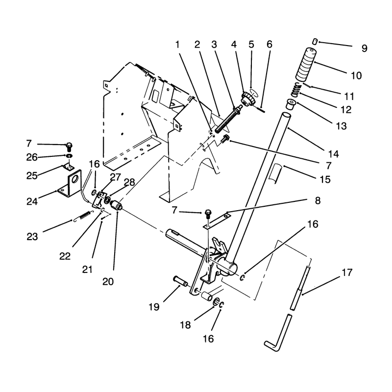 Lift Bar Linkage Assembly