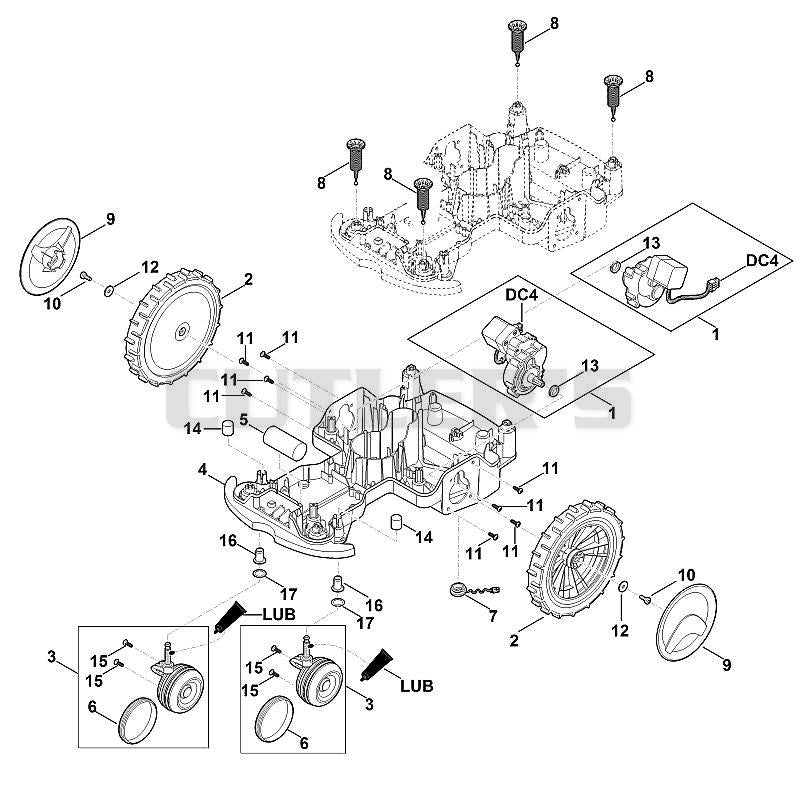 Lower housing, chassis