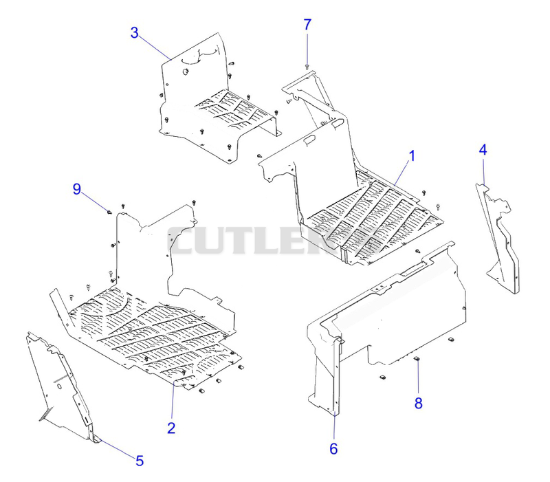 Body, Floor, Rear