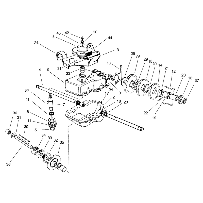 Gear Case Assembly No 74-1861