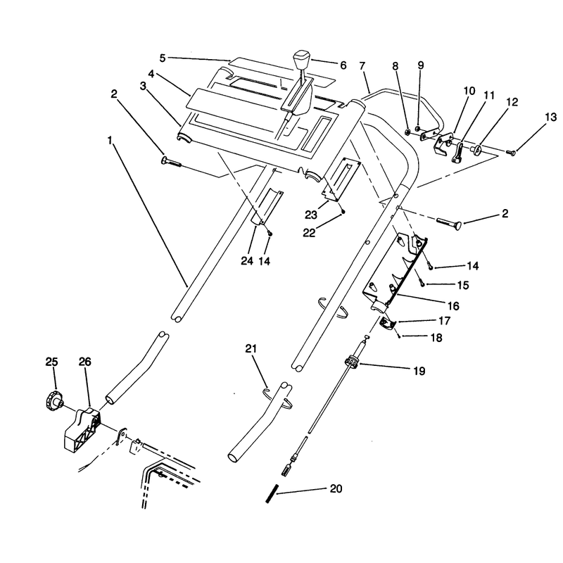 Sp Handle Assembly Model No 20906b Only