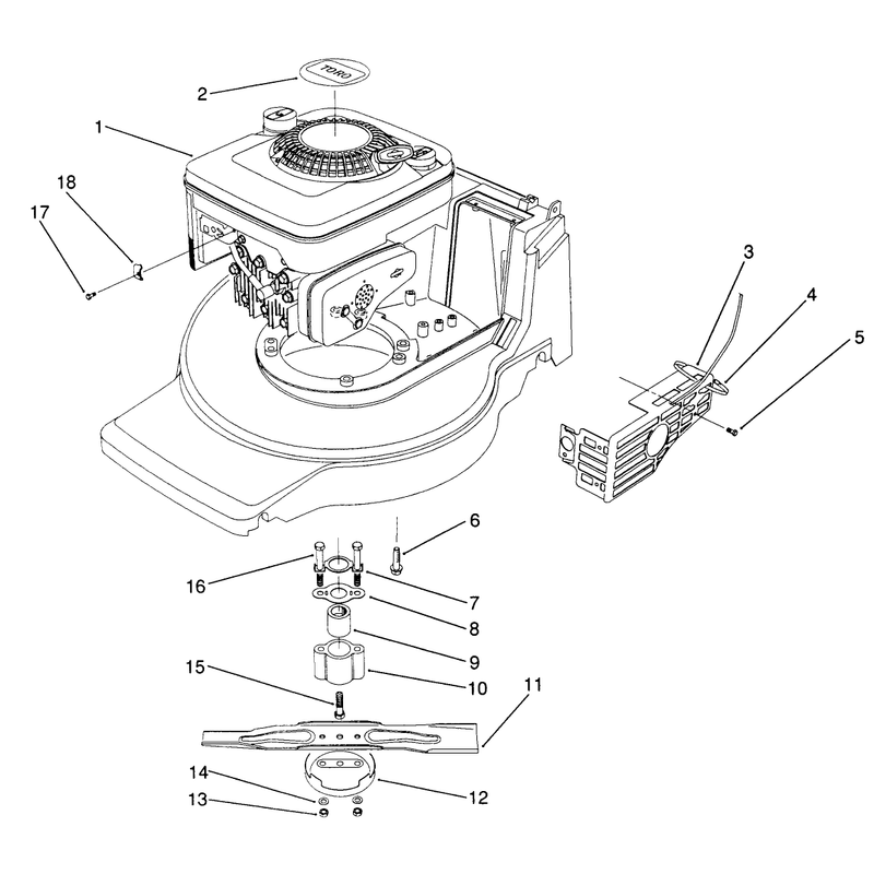 Engine Assembly Model No 20901b