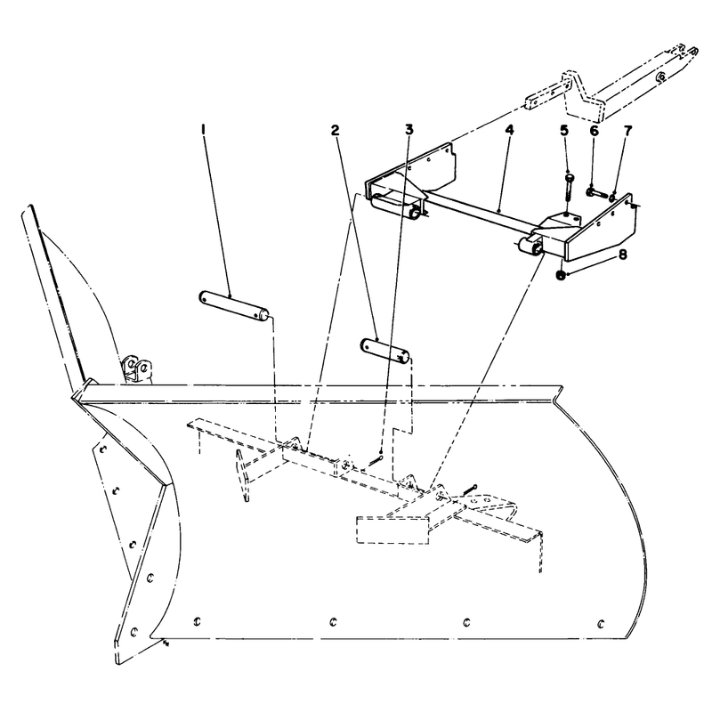 V-Plow Installation Kit Model No. 30749 (optional)