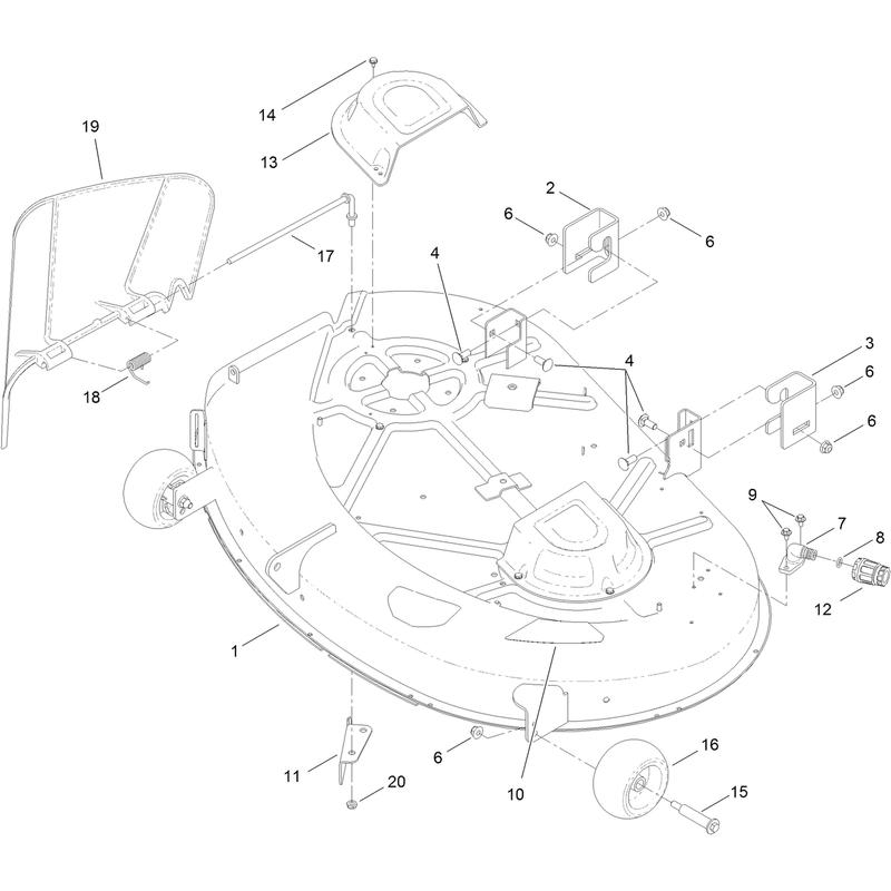 42 Inch Deck Assembly