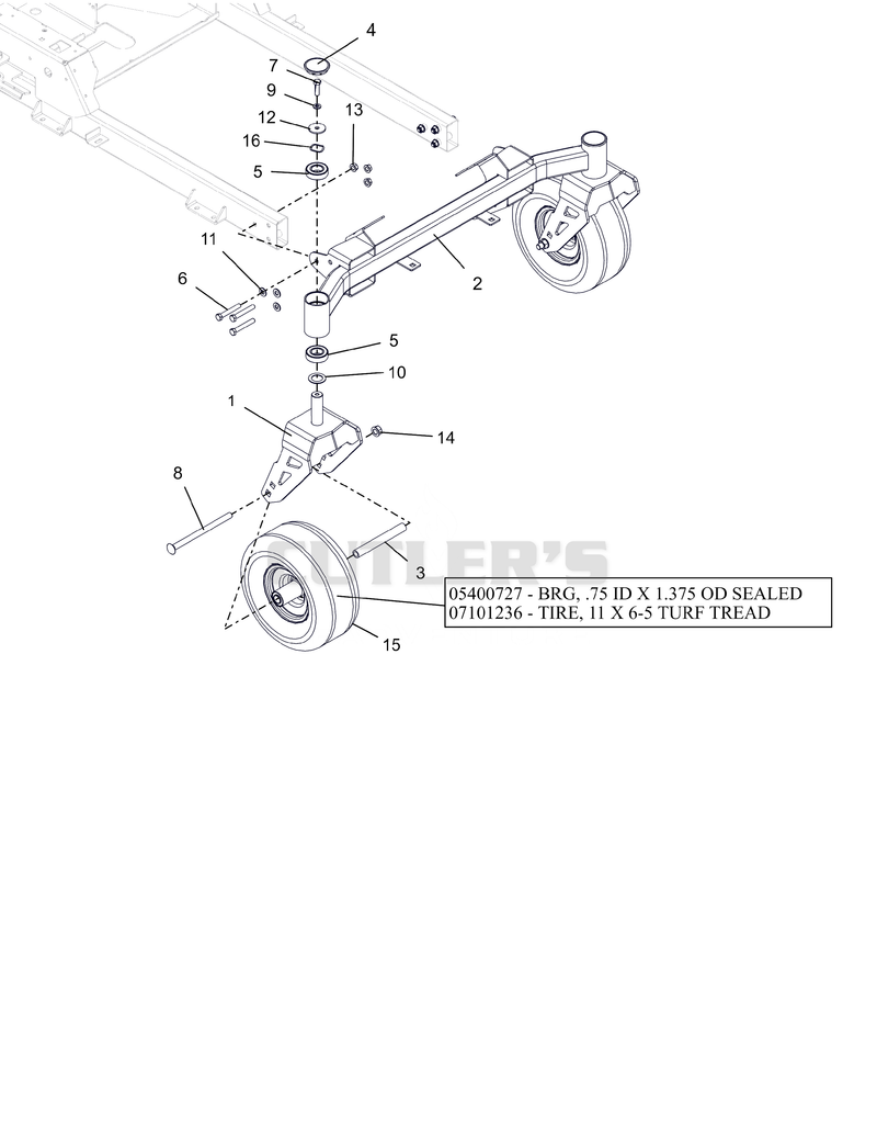 Front Caster Wheels