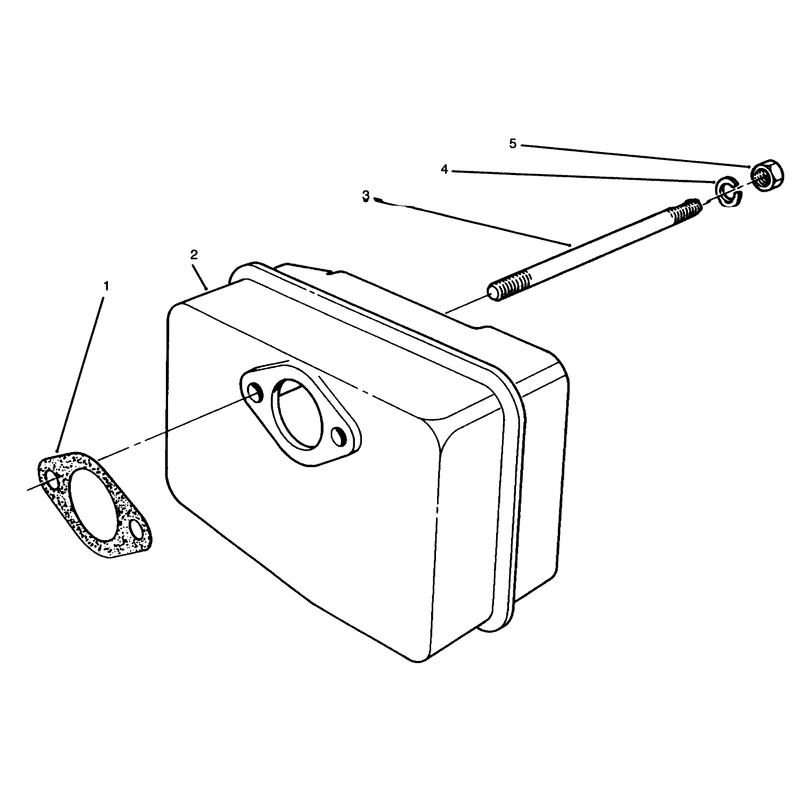 Muffler Assembly (engine Model 47ps5-5)