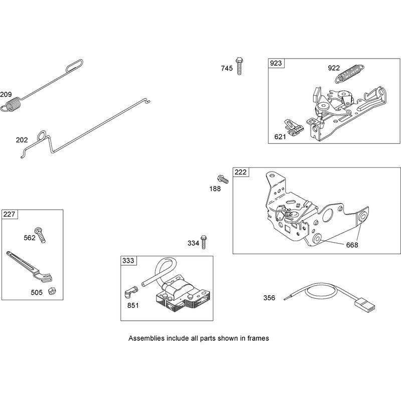 Governor Assembly Briggs and Stratton 126T02-0209-B1