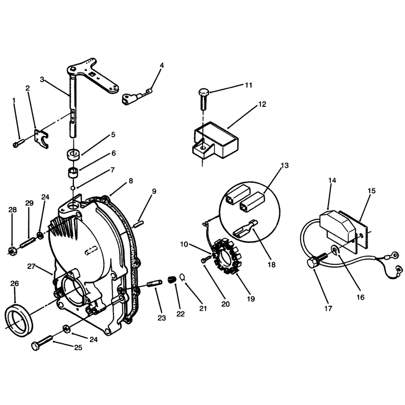 Gearcase and Ignition Controls