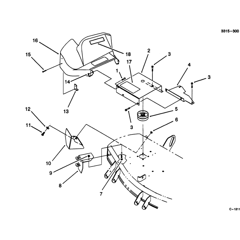 Shield Assembly 42in Cutting Unit