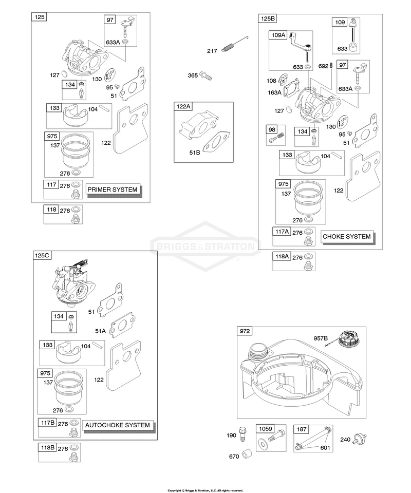 Carburetor, Fuel Supply
