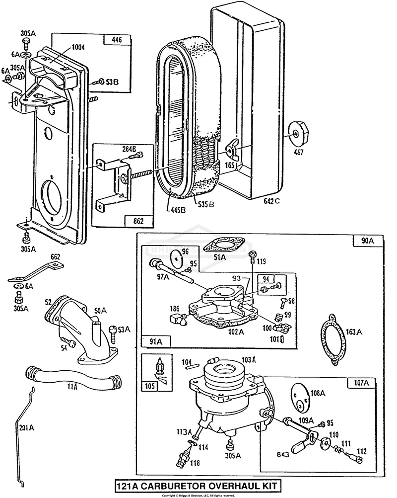 Carburetor, Air Cleaner Grp