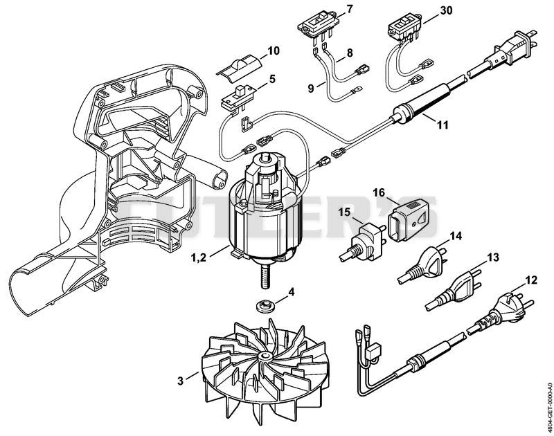 Electric motor BE 55