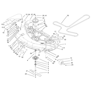 44in Deck Assembly