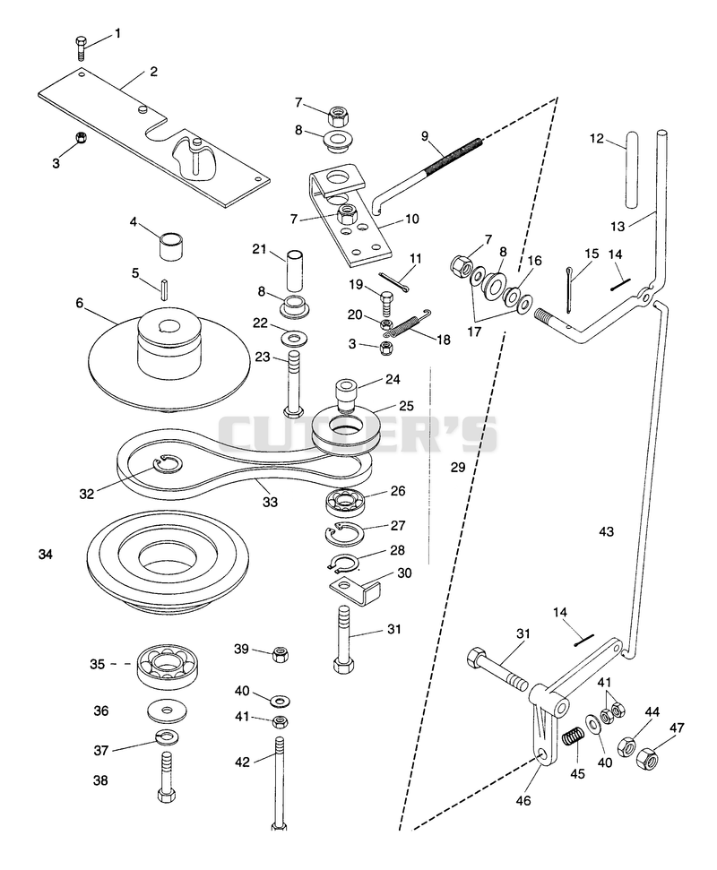 PTO Clutch Linkage