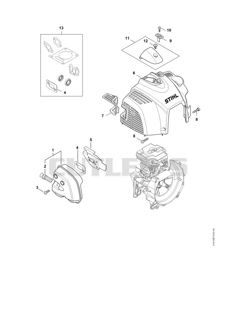 Muffler, Shroud