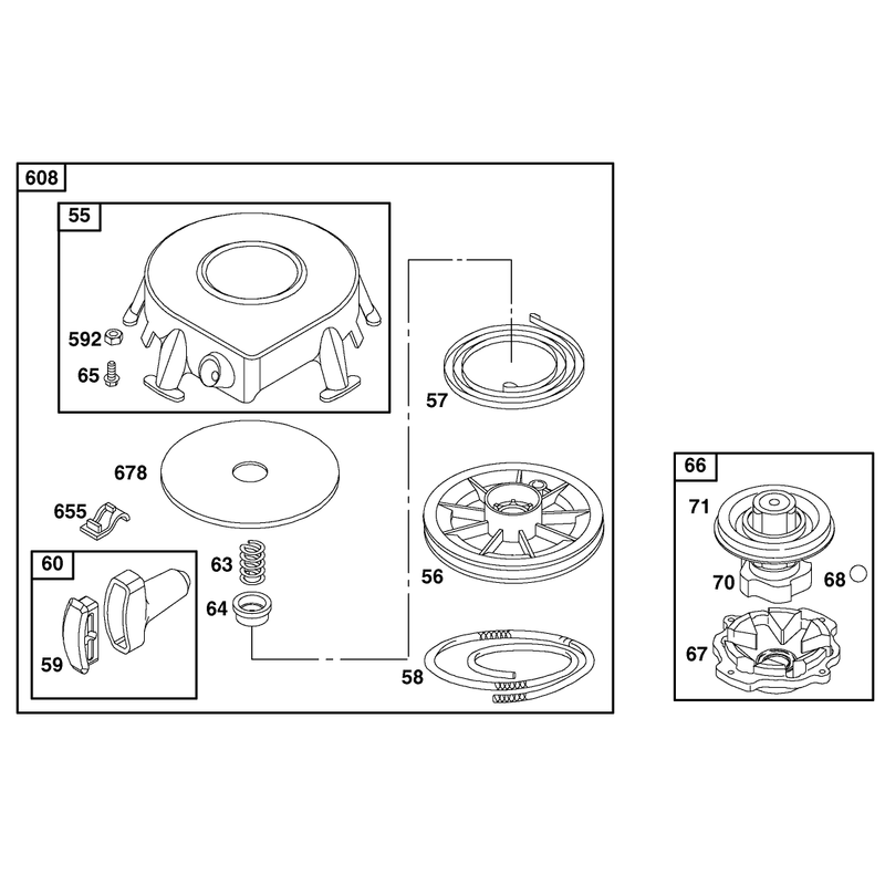 Engine Briggs and Stratton Model 28b702-1041-E1