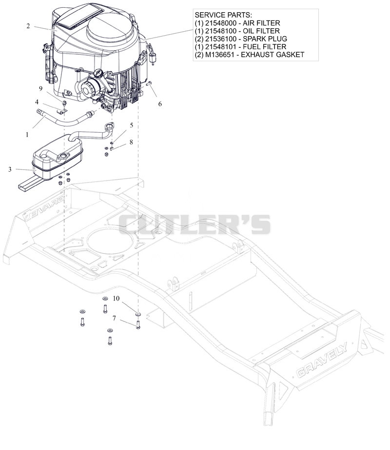 Engine - Kawasaki FR651V