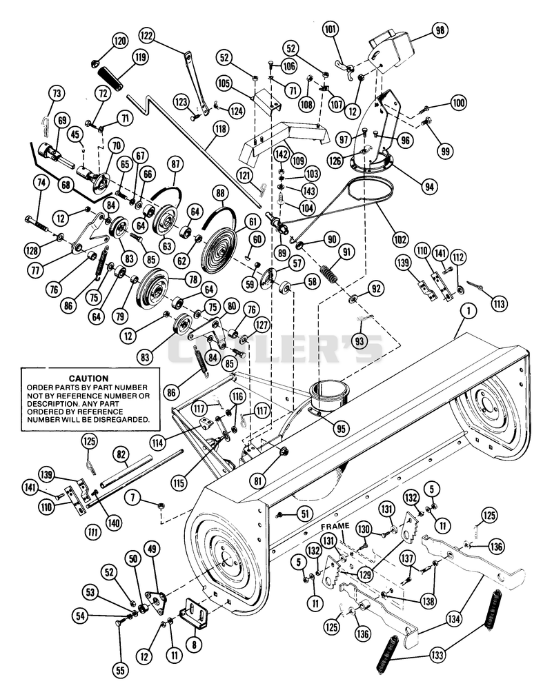 Sno-Thro 48" S/N 000101 - 006000
