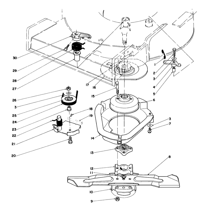 Blade Brake Clutch Assembly