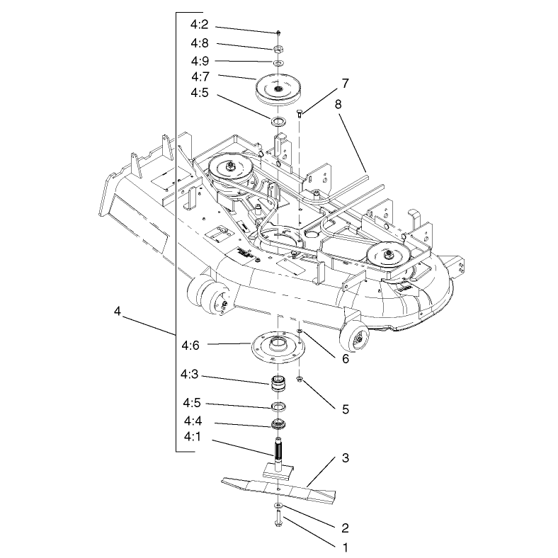 Deck Spindle Assembly