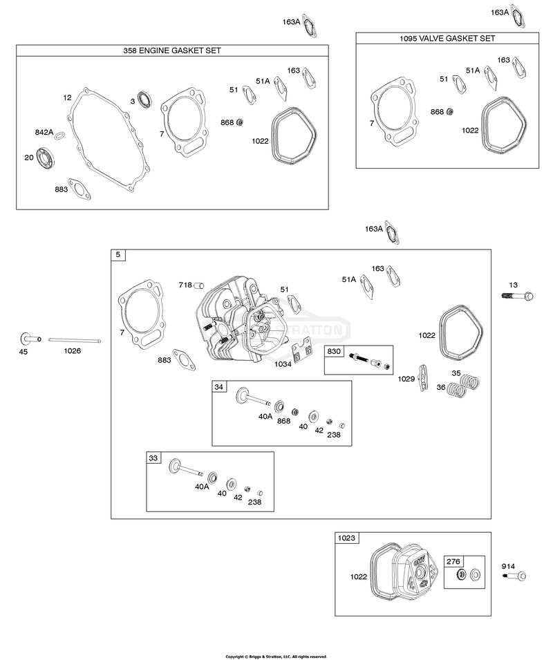 Cylinder Head, Gasket Sets