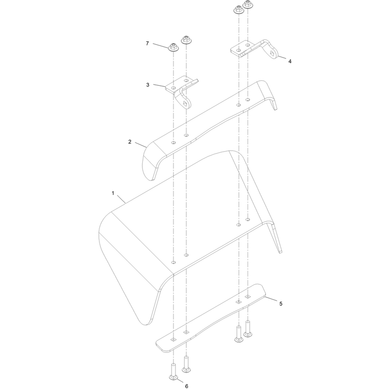 Rubber Deflector Assembly No. 142-6489