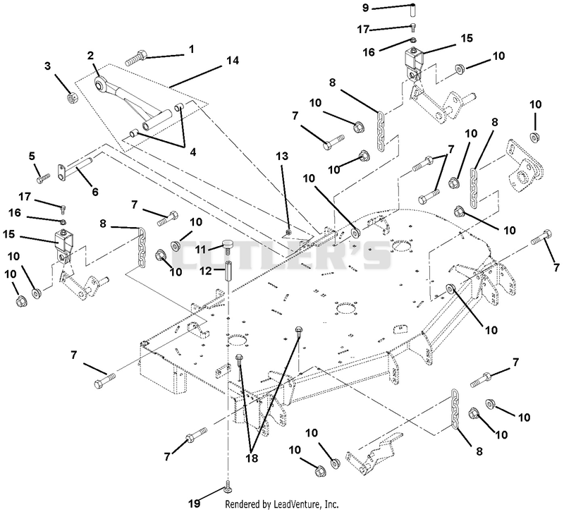 Mounting Arms, Link Chains & Deck Bumpers