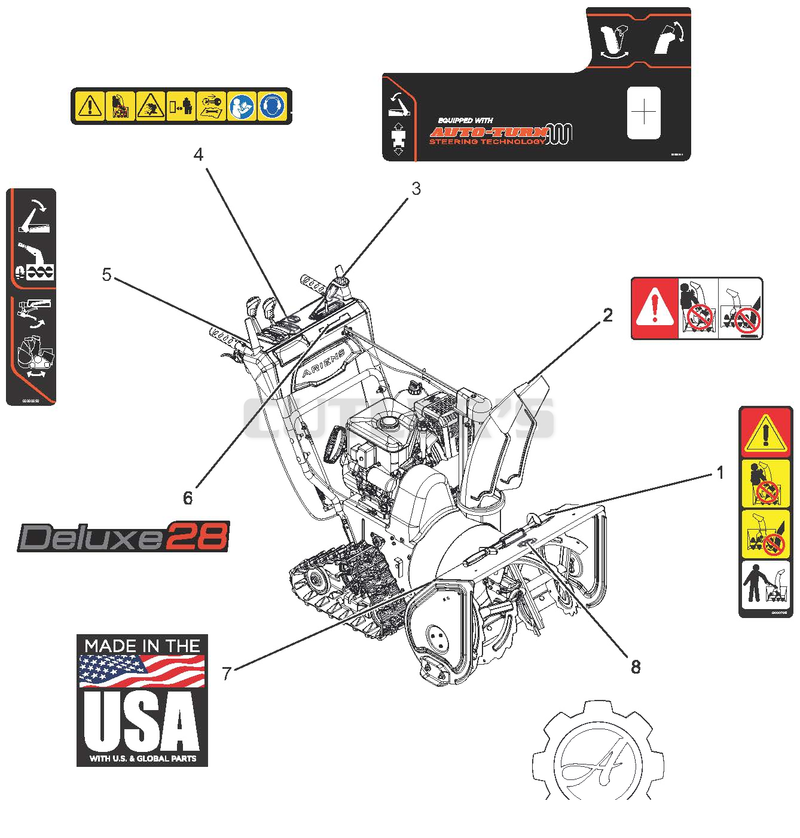 Decals - 28" CE Track
