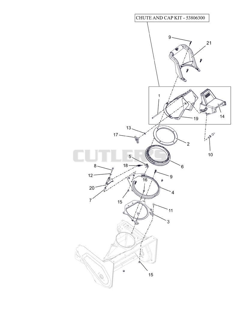 Discharge Chute - Manual Control