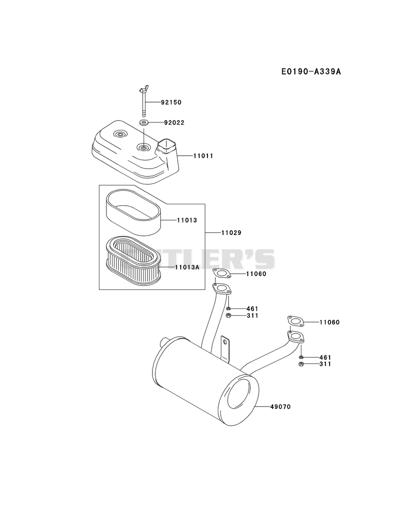 AIR-FILTER/MUFFLER