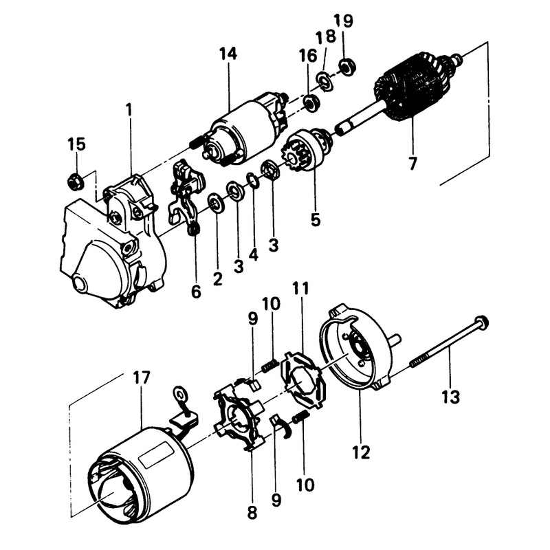 Electric Starter Alternator