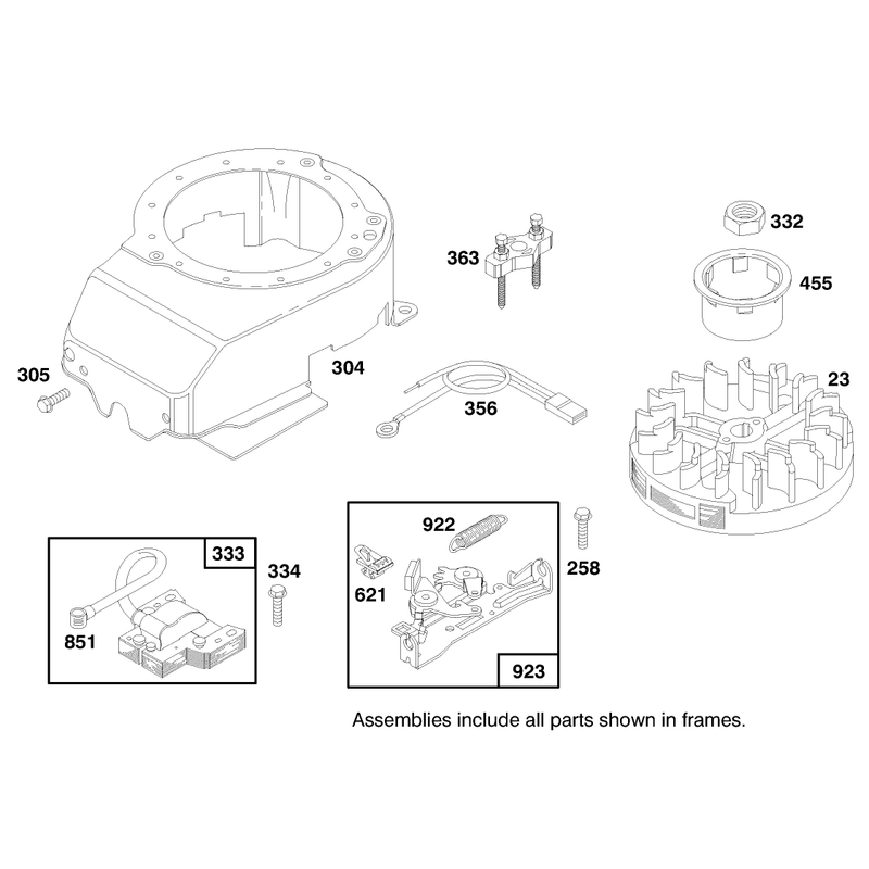Engine Briggs and Stratton Model 124702-3115-01