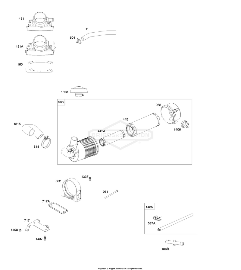 Air Cleaner, Intake Elbows