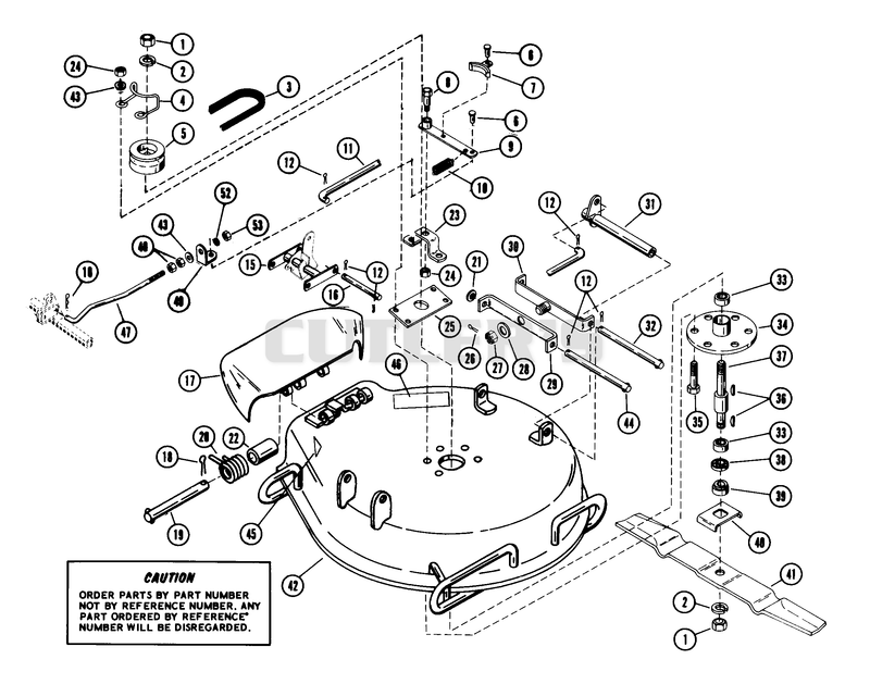 Mower Pan Assembly