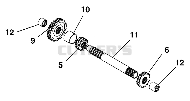 Number Five Shaft - 1st And 2nd Gear