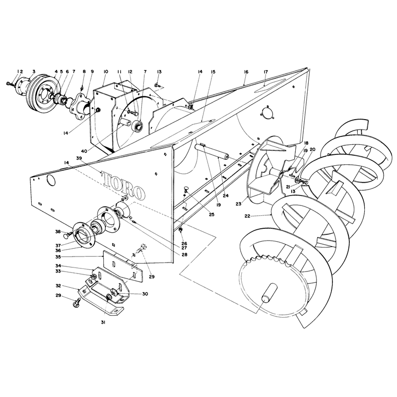 48in Snowthrower Model No 30570 Optional