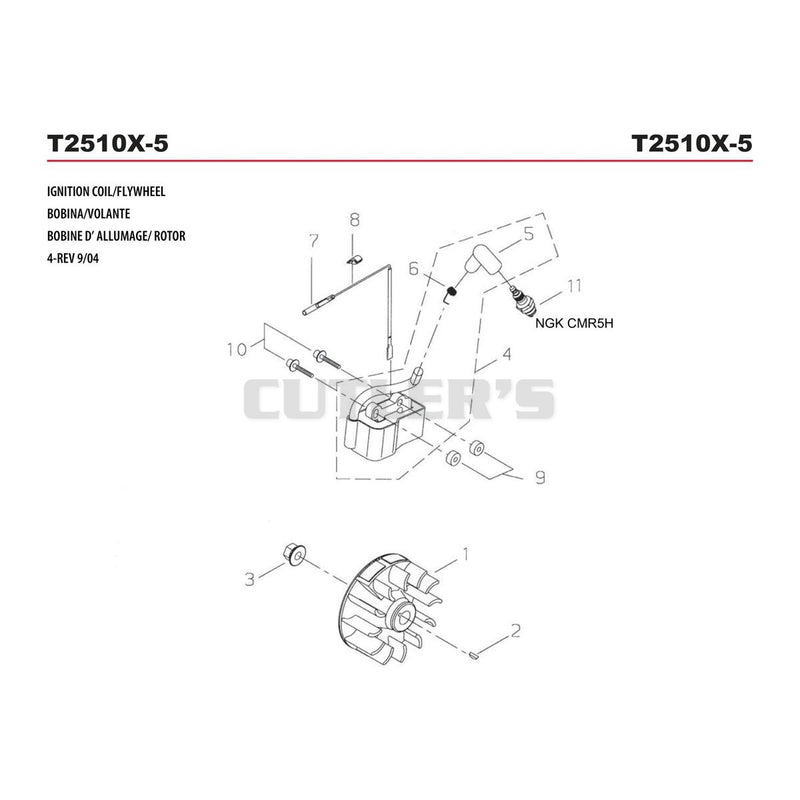 IGNITION COIL/FLYWHEEL
