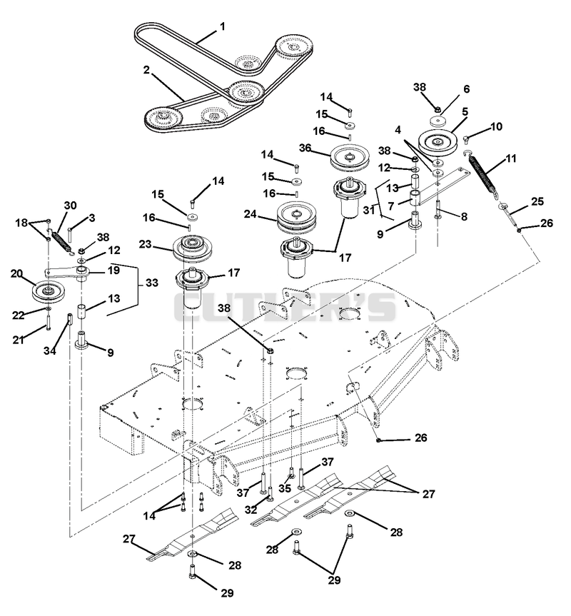 Belts, Spindles, Idlers And Blades