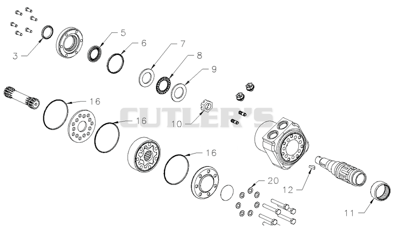 Hydro-Gear Wheel Motor