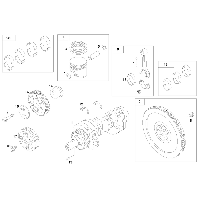 Engine Assembly Serial No 99000001 and Upmodel 73552 Engine Assembly Serial No 99001001 and Upmodel 73590
