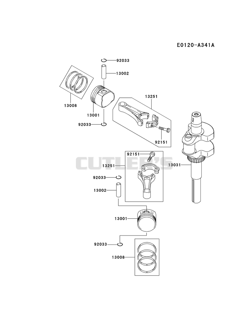 PISTON/CRANKSHAFT