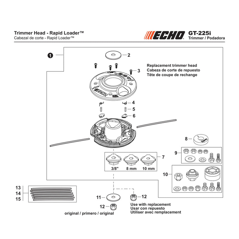 Trimmer Head - Rapid Loader™