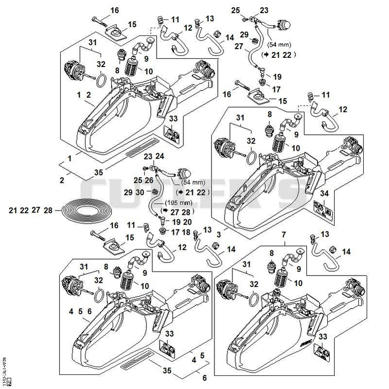 Tank housing