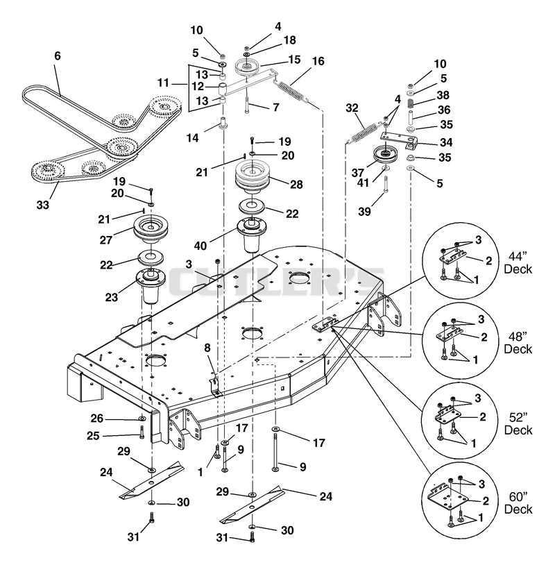 Belts, Spindles, Idlers And Blades